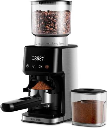 SHARDOR Conical Burr Espresso Coffee Grinder Electric with Precision Timer 2.0