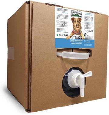 VERMONT SOAP Organic Pet Shampoo, Unscented Natural Dog Shampoo