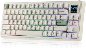 EPOMAKER RT75 Wireless Mechanical Keyboard with 1.54” Hot-Swap Screen