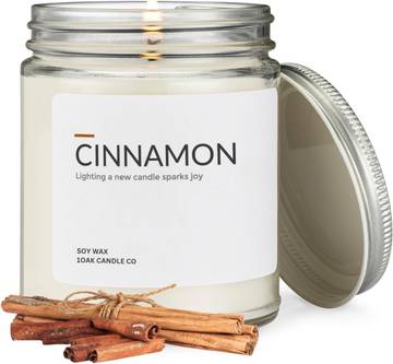 Jade & Oak Cinnamon Spice Scented Tin Candle (Mid-range)