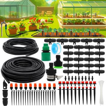 EcoCoco Drip Irrigation System - 50ft Kit