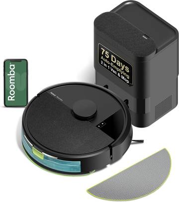 iRobot Roomba 105 Combo Robot Vacuum & Mop - Self-Emptying, Intense Power-Lifting Suction