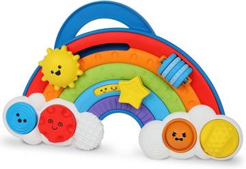 Sprout &bogen Montessori Rainbow Busy Board