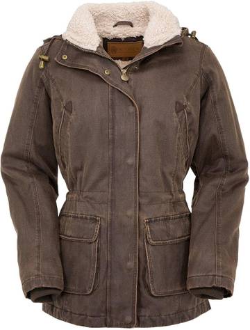 Outback Trading Company Women's 2864 Woodbury Vintage Canyonland Outdoor Casual Water Resistant Jacket with Removable Hood