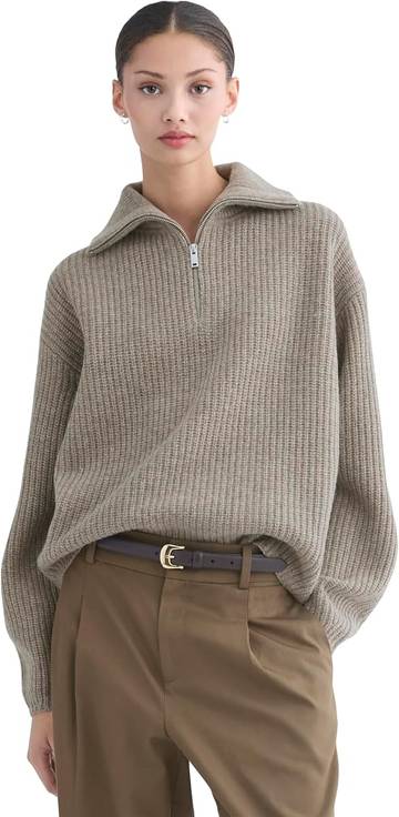 The Everyday Half-Zip Sweater