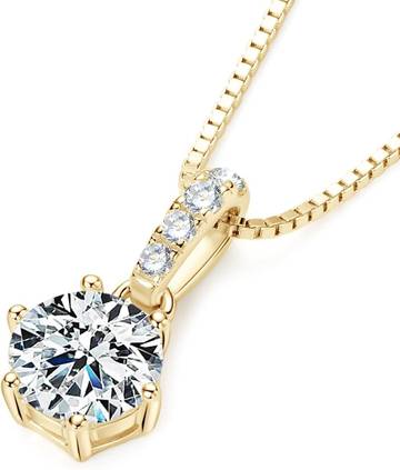 1-2 CT Moissanite Necklace