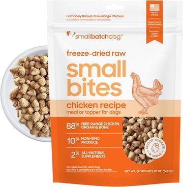 Small Batch Chicken Blend Sliders Freeze-Dried Raw Dog Food
