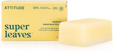 Leaves Bar Body & Face Bar Soap - Earl Grey & Fresh Cucumber