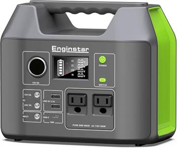 EnginStar 300W Portable Solar Generator