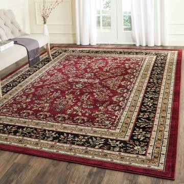 Safavieh Lyndhurst Area Rug 9x12, Traditional Red & Black