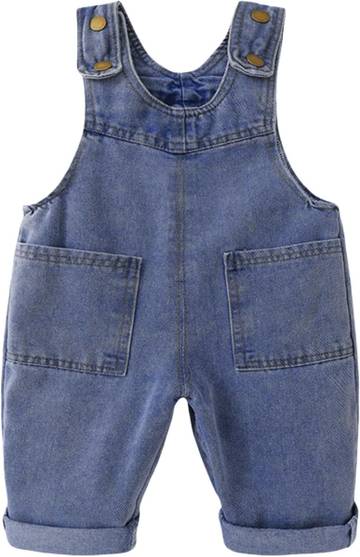 Baby Denim Overall Toddler Soft Cute Workwear Bib Pants Jeans Cute Suspender Jumpsuit