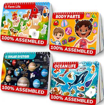Montessori Wooden Busy Board for Toddlers 3-5 Years Old