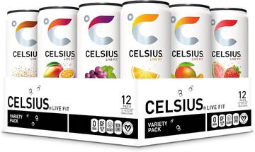 CELSIUS Assorted Flavors Official Variety Pack Functional Essential Energy Drinks