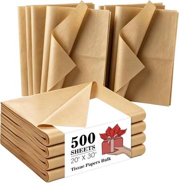 Twigs & Touch Stone Paper Co. Plaid Wrapping Paper: Recycled, Soy-Based Ink, FSC Certified