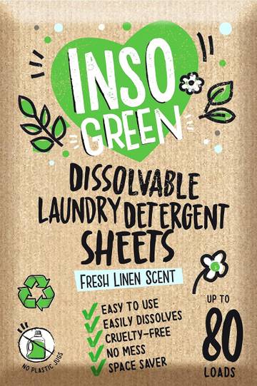 Single Sheet Laundry Detergent