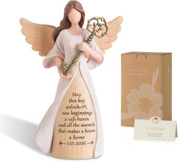 Housewarming Angel Figurine, House Warming Gifts New Home