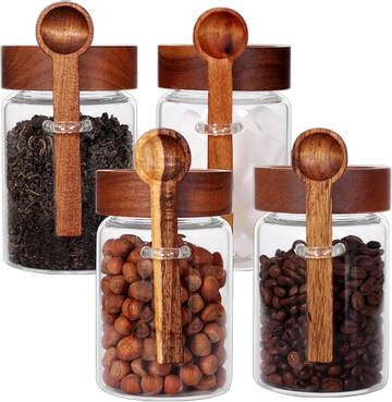 SAIOOL Loose Leaf Tea Storage Canister Set