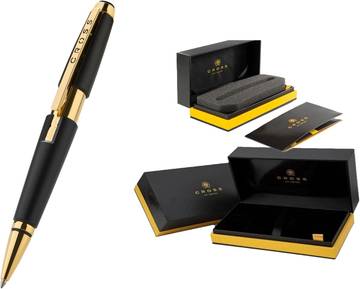 Cross Edge Matte Black Lacquer Selectip Rollerball Pen