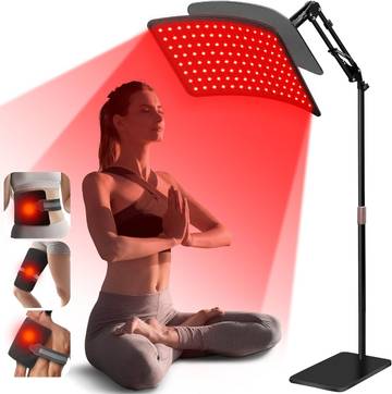INTEO Red Light Therapy for Face and Body, Infrared Red Light Therapy Lamp