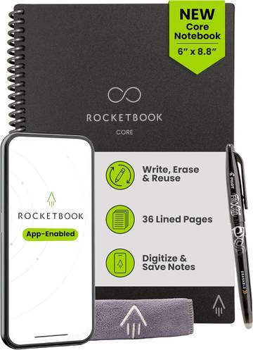Rocketbook Core Reusable Smart Notebook