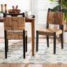 Safavbrecht Woven Seagrass Dining Chair - Set of 4