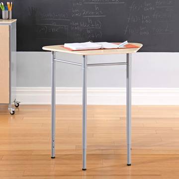 leri Grand Standing Desk for Kids with Storage - Bamboo