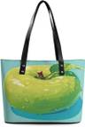Classic Apple Leather Tote