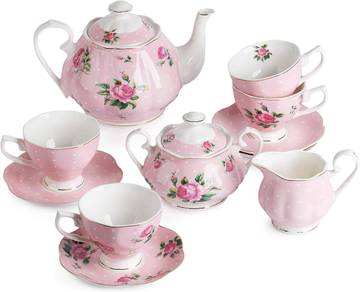 BTaT Floral Tea Sets for Adults