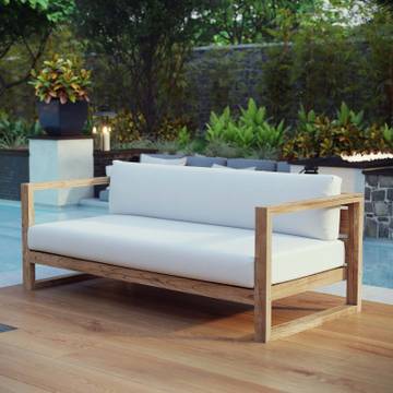Upland Teak Wood Outdoor Sofa