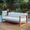 Upland Teak Wood Outdoor Sofa