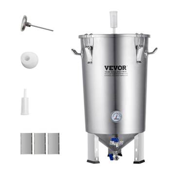 VEVOR Fermentation Tank, 8 Gal/30L Stainless Steel Beer Brew Fermentor