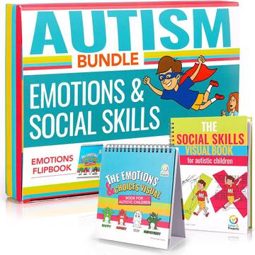 Autism & Prosperity Kids Emotions & Social Life Skills Autistic Children Set ASD Child Boys Girl Teen Learning Materials Toys Game Sensory Special Needs Age Gifts