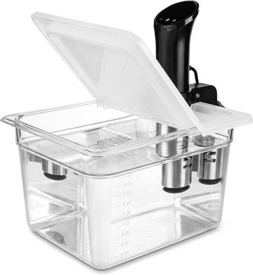 EVERIE 12 Qt Sous Vide Container with Flip-Open Access Lid