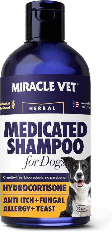 Miracle Vet Medicated Dog Shampoo for Itchy Skin Relief