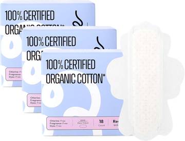 Organic Cotton Menstrual Pads