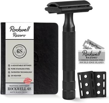 Rockwell Razors 6S Black Stainless Steel Safety Razor