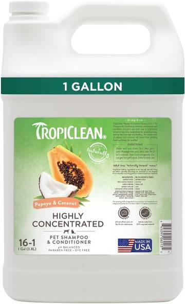 Papaya & Coconut Luxury 2-in-1 Pet Shampoo & Conditioner