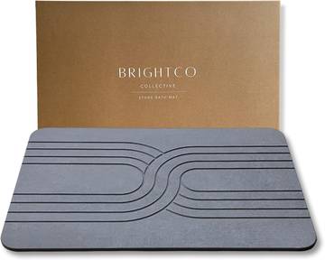 EcoCoco Quick-Dry Tuscan Stone Bath Mat