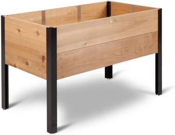 Elevated Cedar Raised Garden Bed 2' x 4' Planter