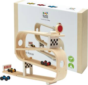 Bury The inertia Spring Racer Outdoor Plush Birch Wooden Roller Coaster