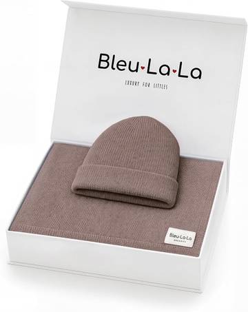 Baby Gift Set - Organic Cotton Blanket + Hat Set