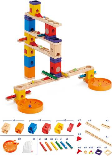 Hape Quadrilla Marble Run - The Ultimate Coding Set