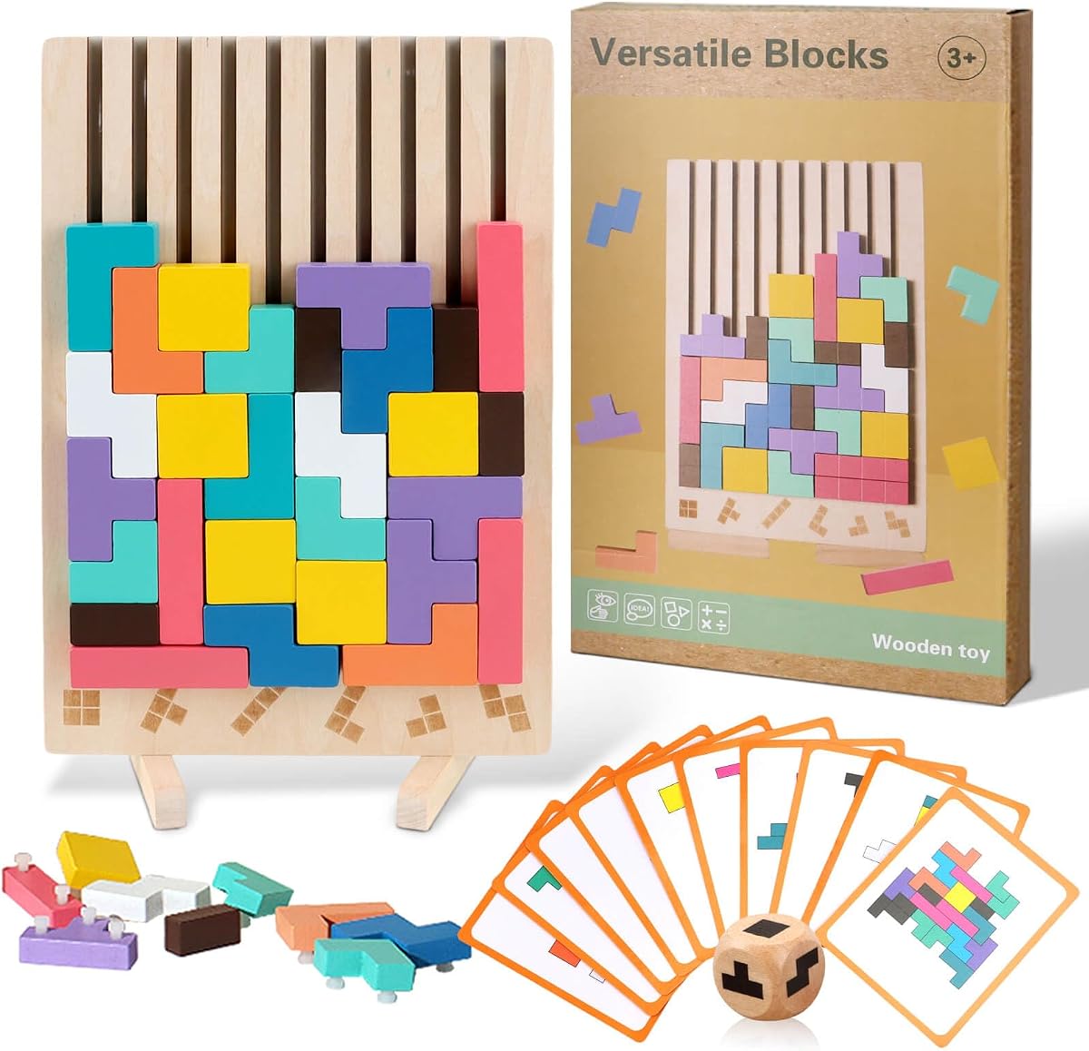 Kanoa Kids Montessori Wooden Busy Board