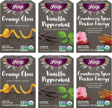 Yogi Holiday Organic Variety Sampler