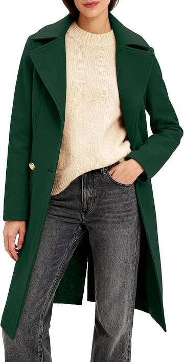 Evrgrn Women's Texas Peacoat - Size 1X/2X