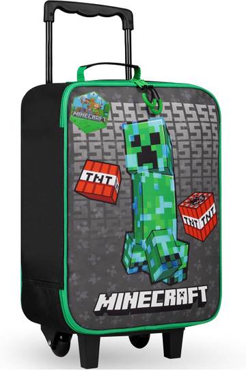 Minecraft Kids Foldable Rolling Suitcase