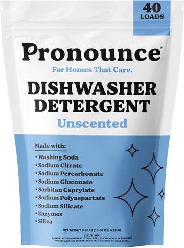 TuSClean Ultra Pure Unscented Dishwasher Detergent Pods