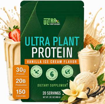 True Vegan Plant-Based Protein Powder - Vanilla, 5 lbs