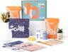 Sculpd Pottery Kit for Adults, Air Dry Clay with Tools, Gloss Glaze | The Original Couples Date Night Arts & Crafts Set. Includes Paints, Brushes and Gloss Varnish for Adults.