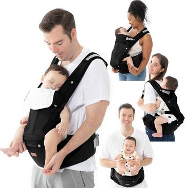 6-in-1 Baby Carrier with Hip Seat